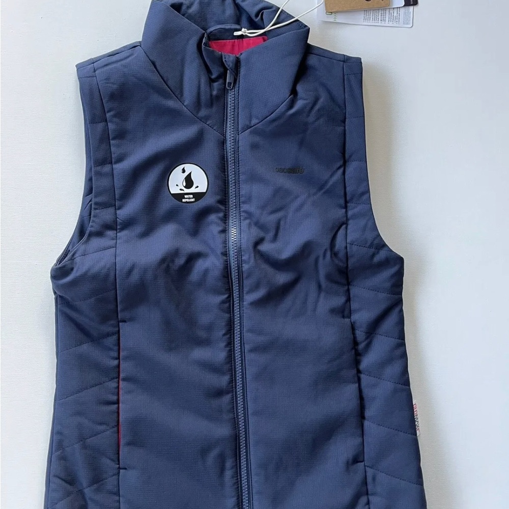 Pacsafe Transit RFID Multi Pocket Travel Vest Blue Vest XS BRAND NEW